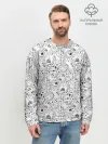 Мужской свитшот базовый / котики и кошки