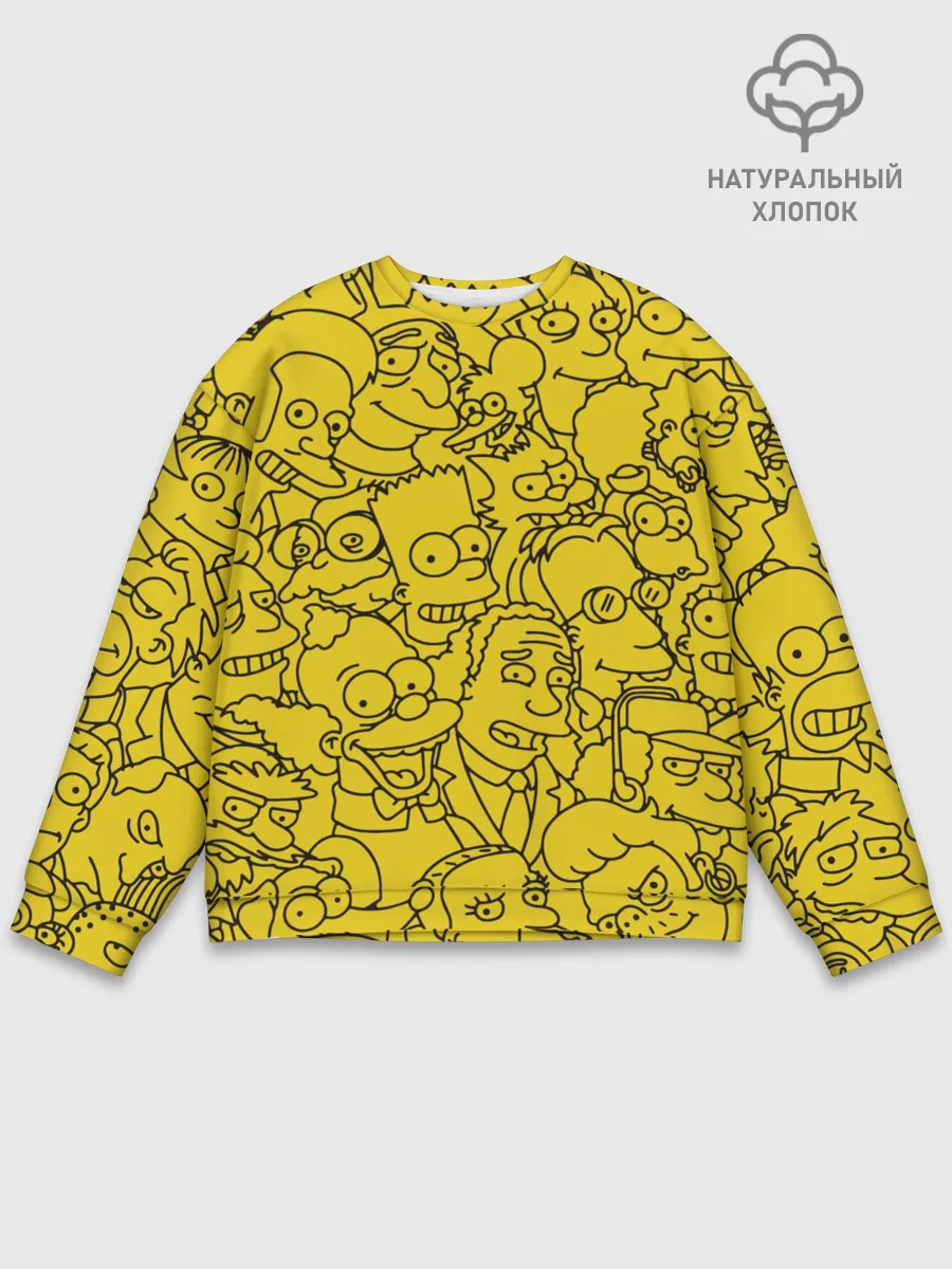 Мужской свитшот базовый / Симпсоны