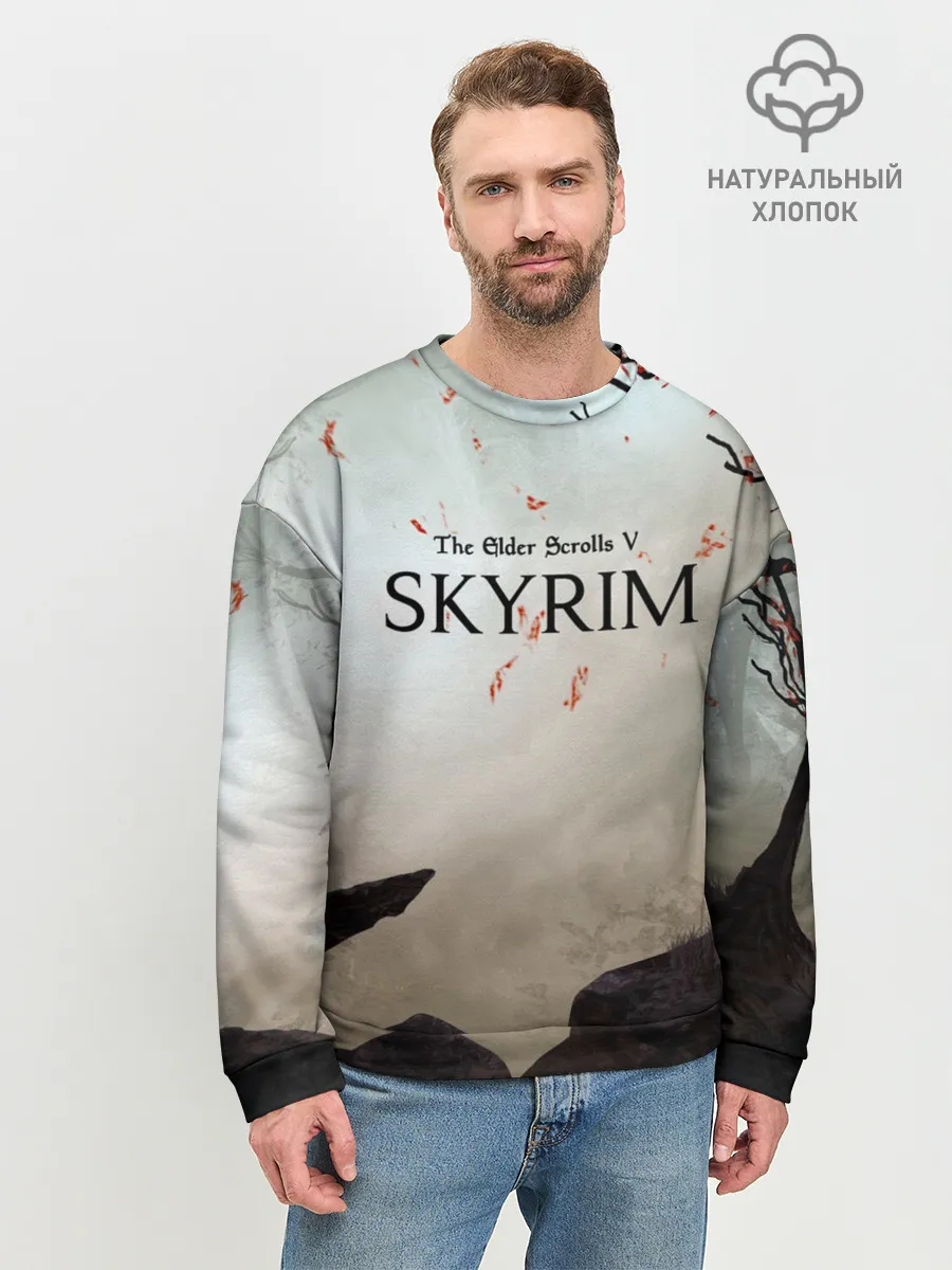 Мужской свитшот базовый / The Elder Scrolls SKYRIM 5