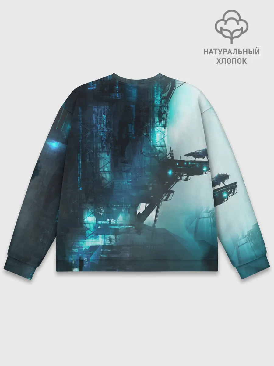 Мужской свитшот базовый / Cyberpunk 2077