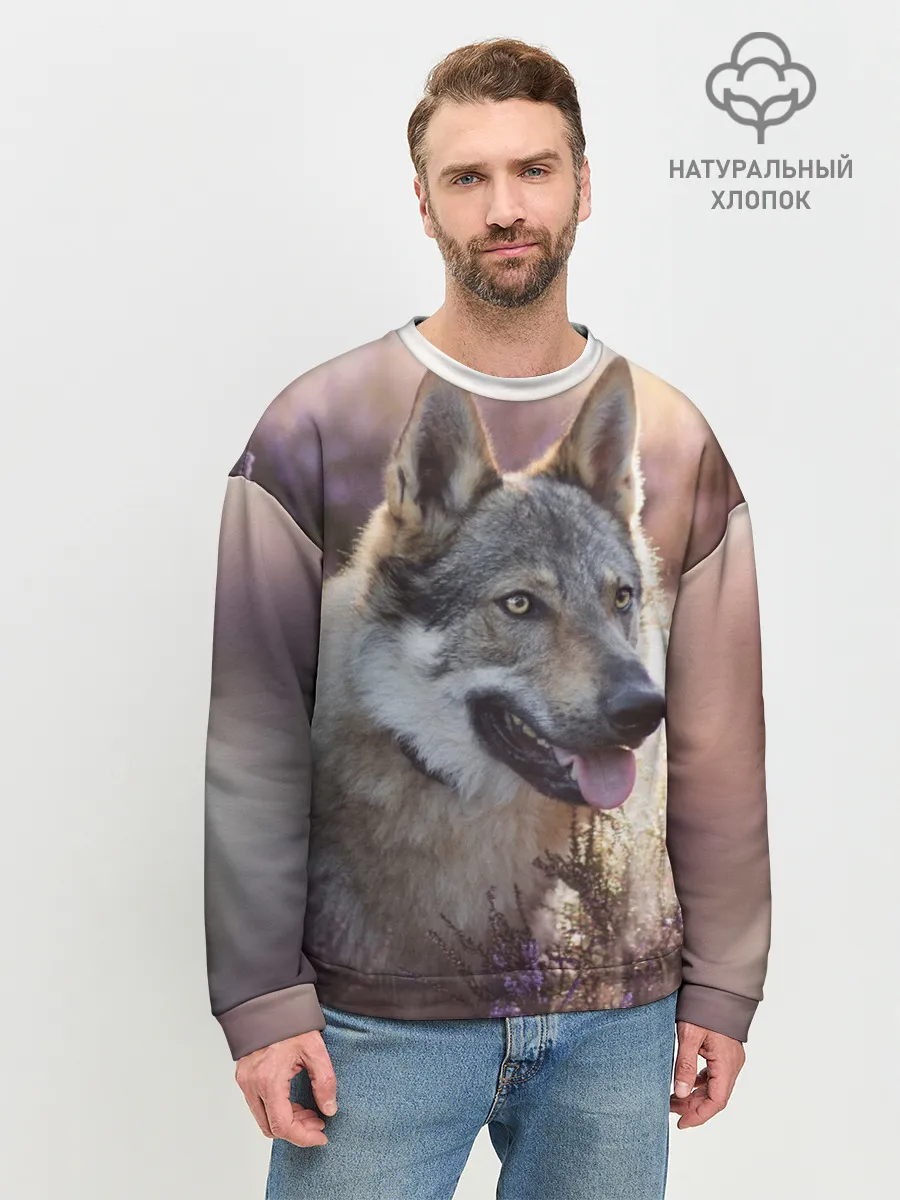 Мужской свитшот базовый / Волк
