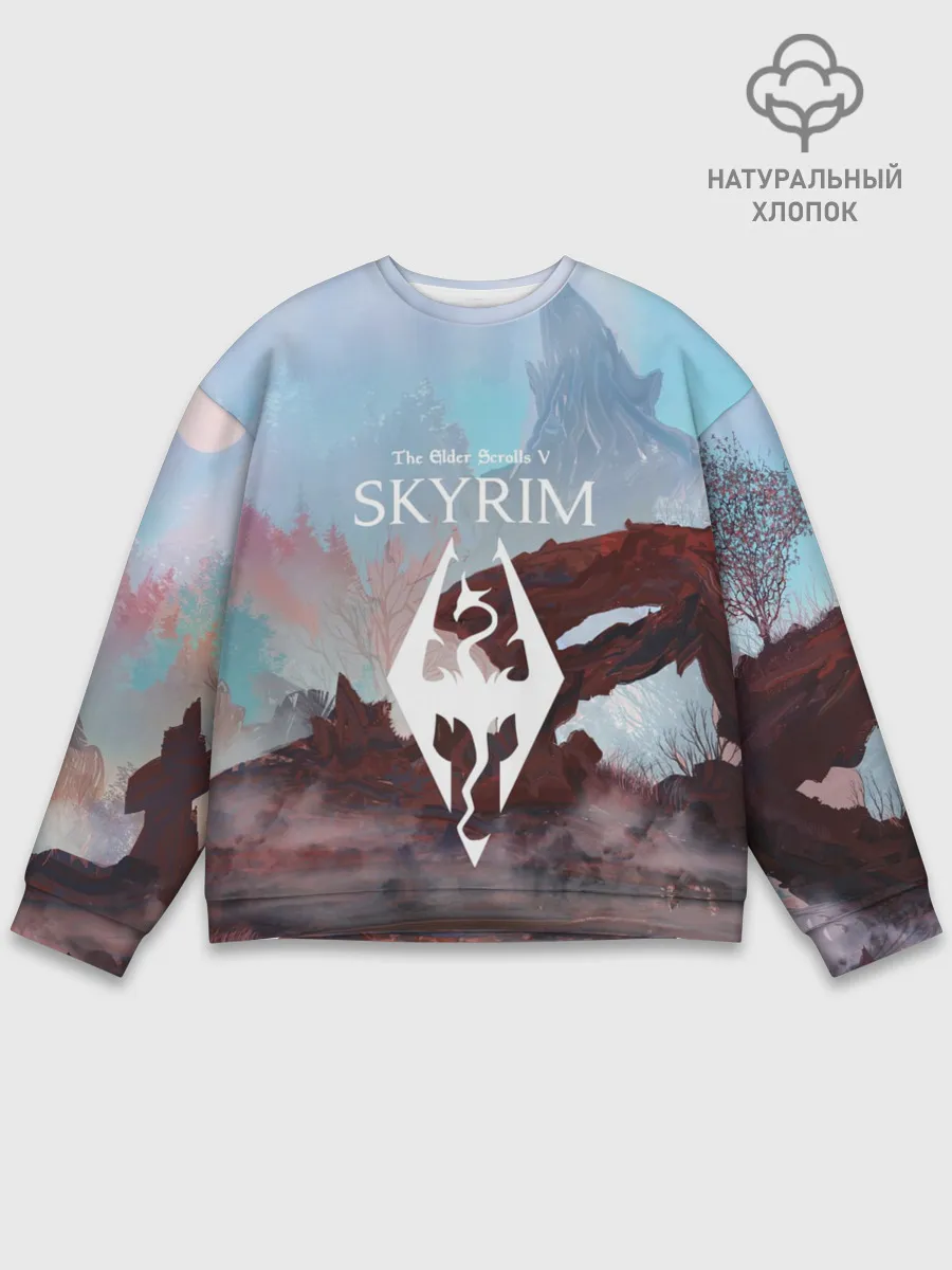 Мужской свитшот базовый / The Elder Scrolls SKYRIM