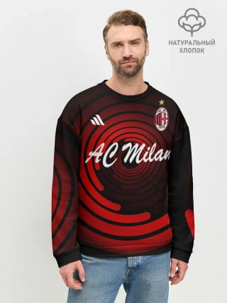 Мужской свитшот базовый / AC Milan