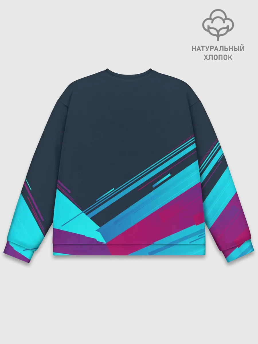 Мужской свитшот базовый / CYBERPUNK 2077