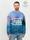 Мужской свитшот базовый / PUBG light blue