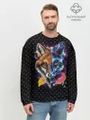 Мужской свитшот базовый / Super Space Fox