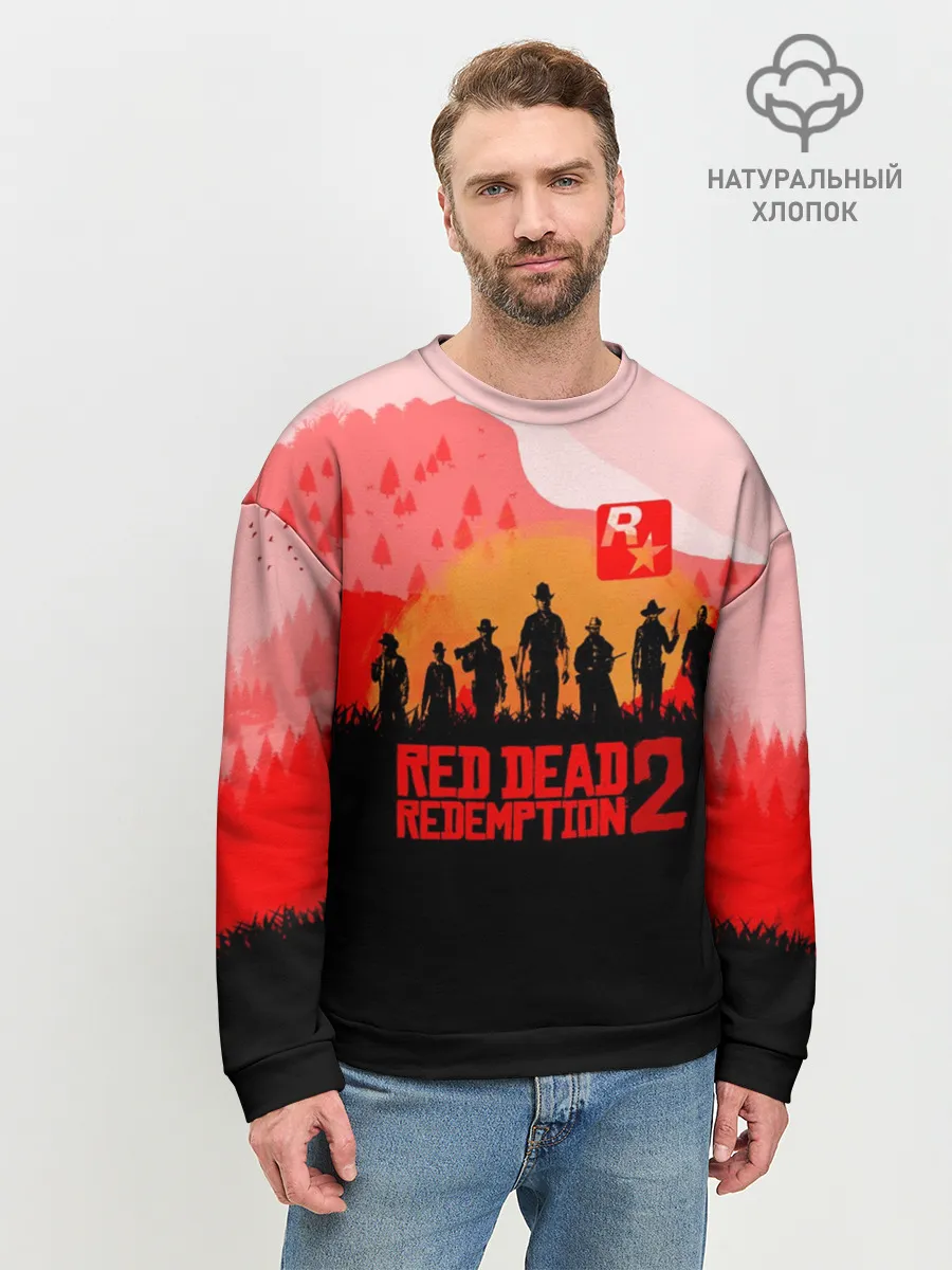 Мужской свитшот базовый / RED DEAD REDEMPTION 2