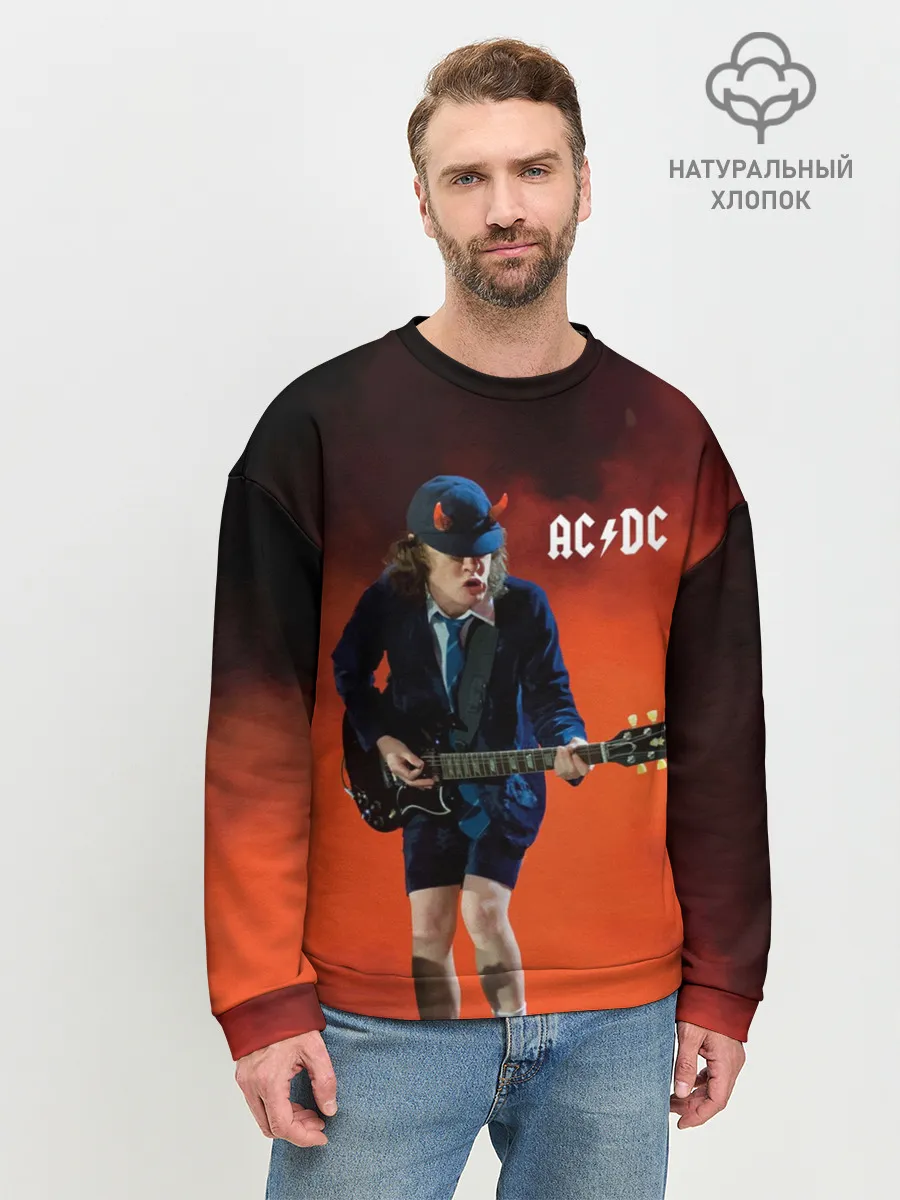 Мужской свитшот базовый / AC/DC