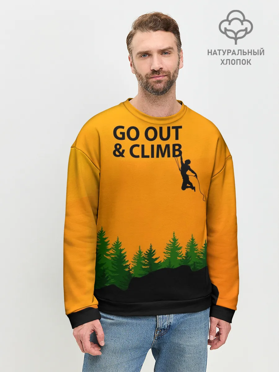 Мужской свитшот базовый / Альпинизм