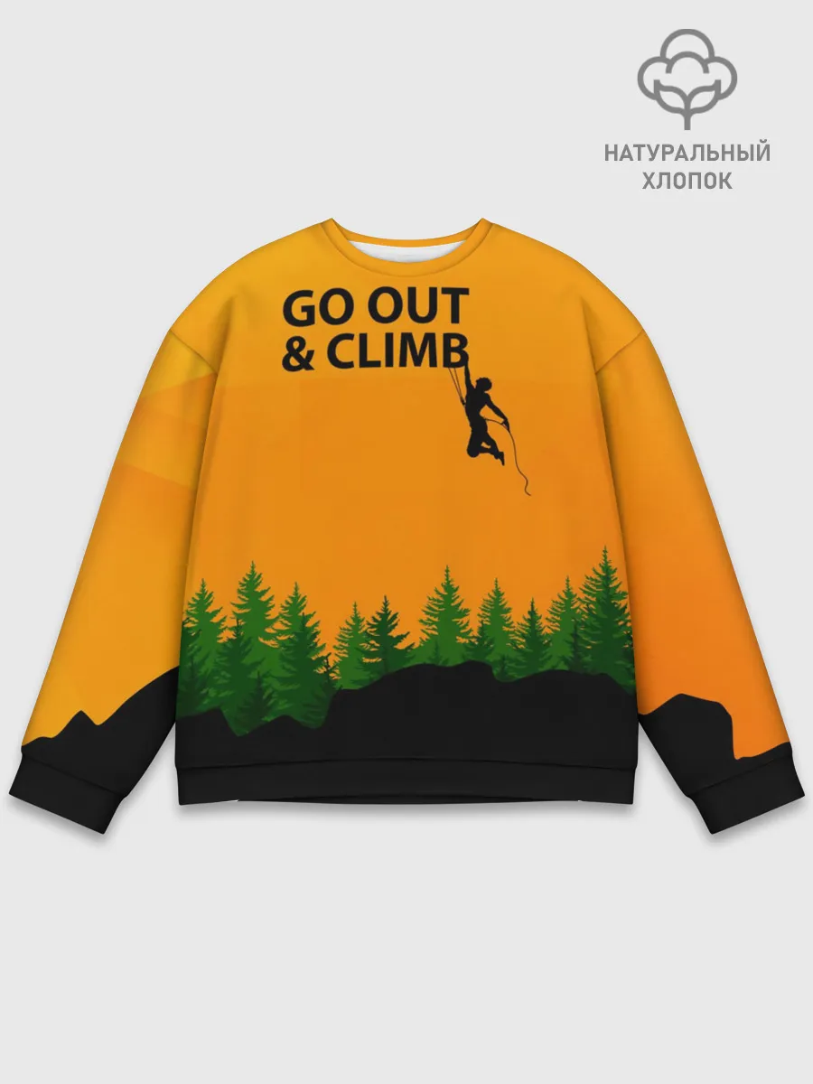 Мужской свитшот базовый / Альпинизм