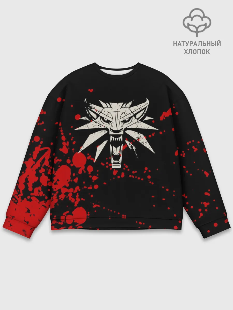 Мужской свитшот базовый / The Witcher Blood