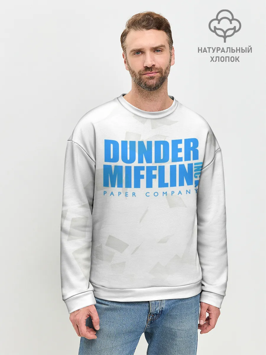 Мужской свитшот базовый / Dunder Mifflin