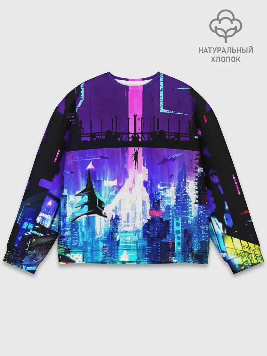 Мужской свитшот базовый / CYBERPUNK