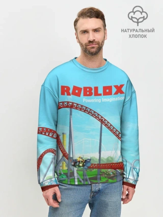 Мужской свитшот базовый / ROBLOX: Powering Imagination