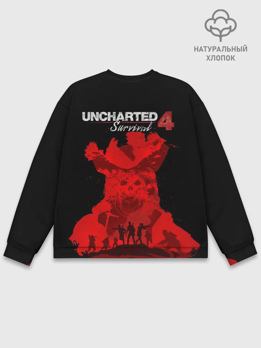 Мужской свитшот базовый / Uncharted 4