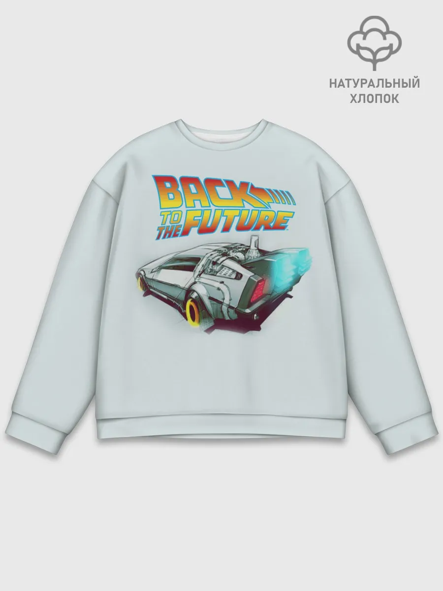 Мужской свитшот базовый / Back to the future_4