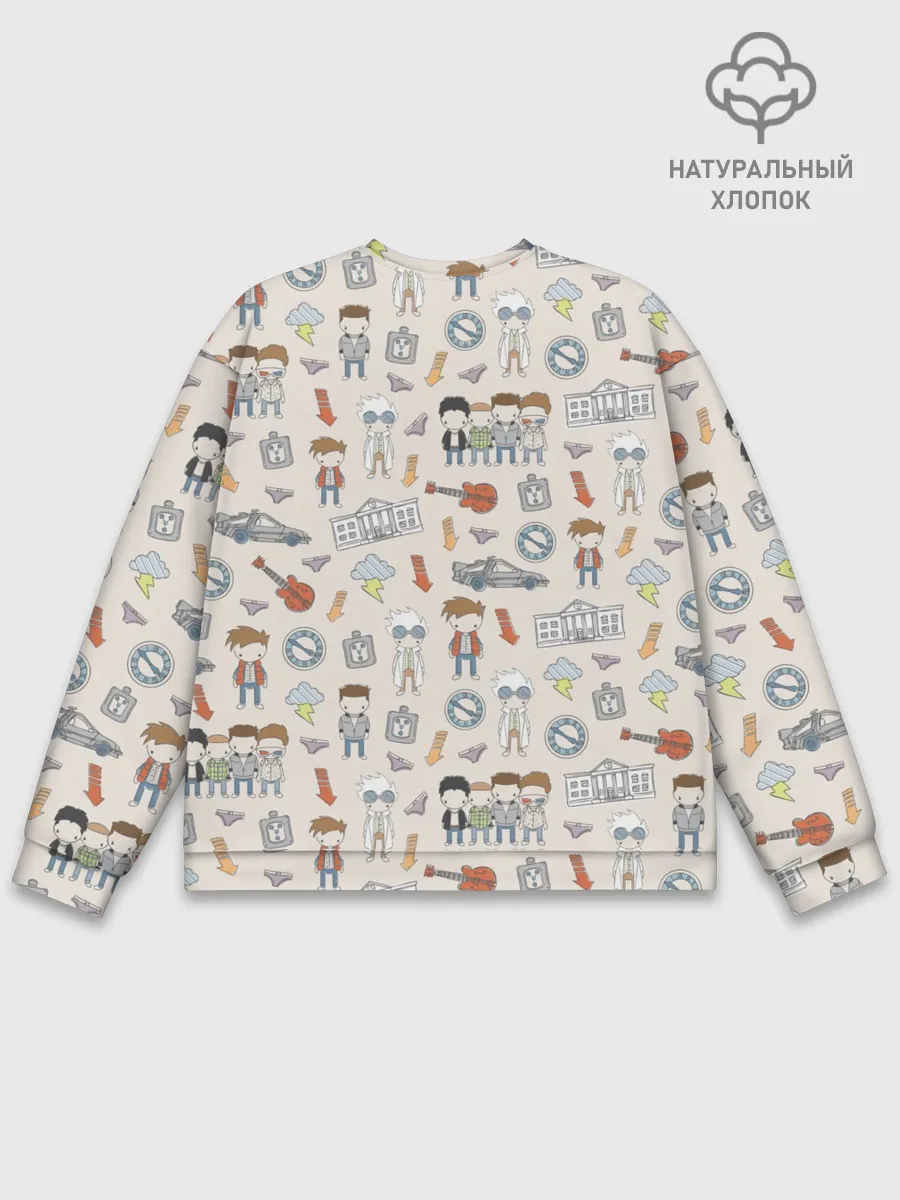 Мужской свитшот базовый / Back to the future_5