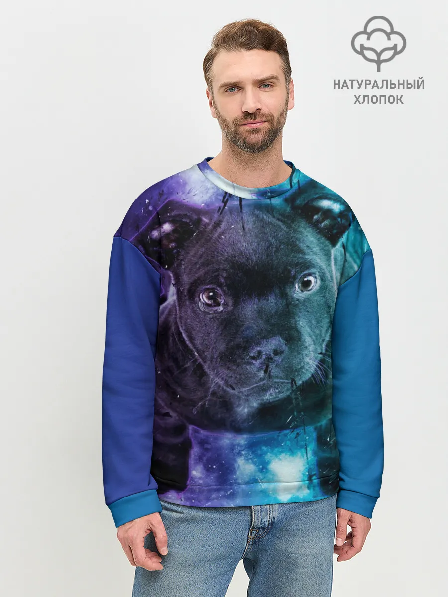 Мужской свитшот базовый / Милый пёс