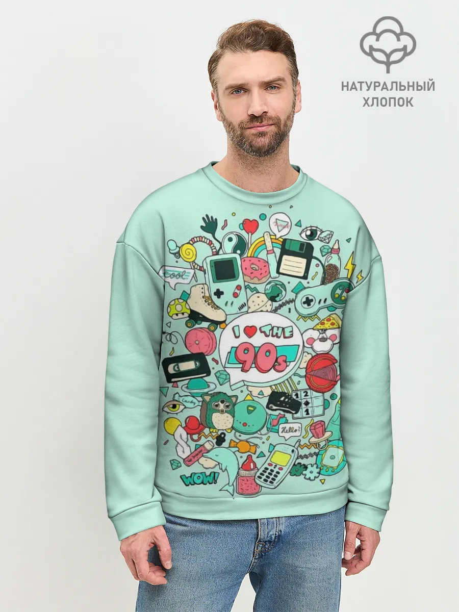 Мужской свитшот базовый / 90-е