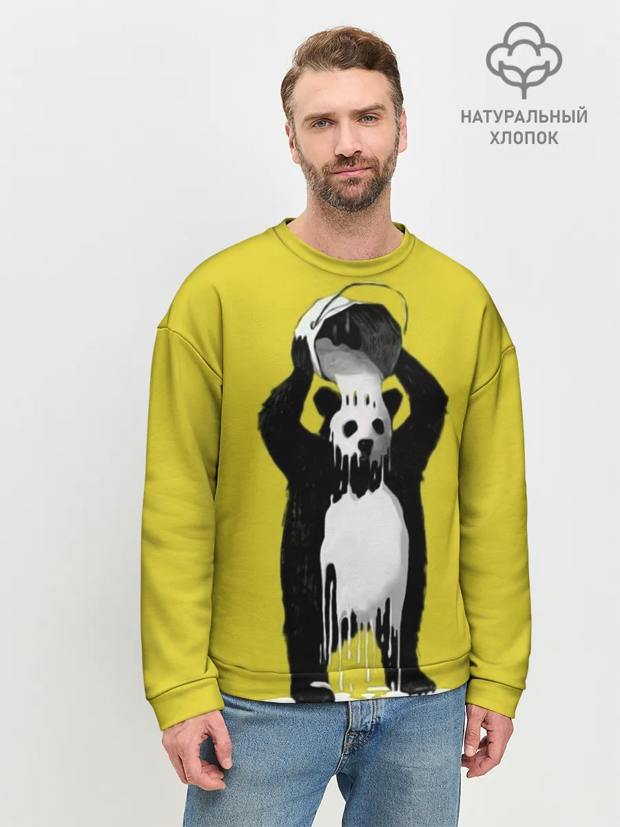 Мужской свитшот базовый / панда