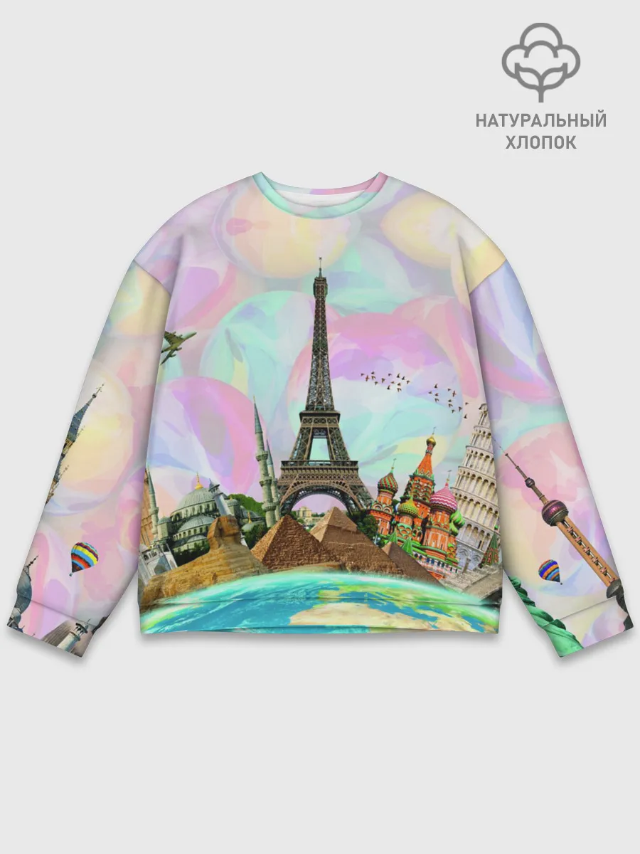 Мужской свитшот базовый / Туризм