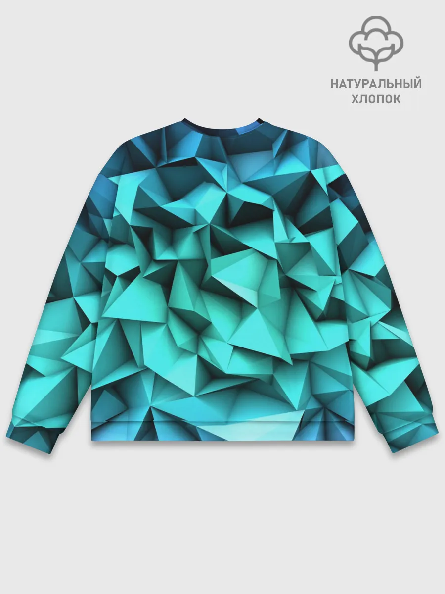 Мужской свитшот базовый / abstraction geometry