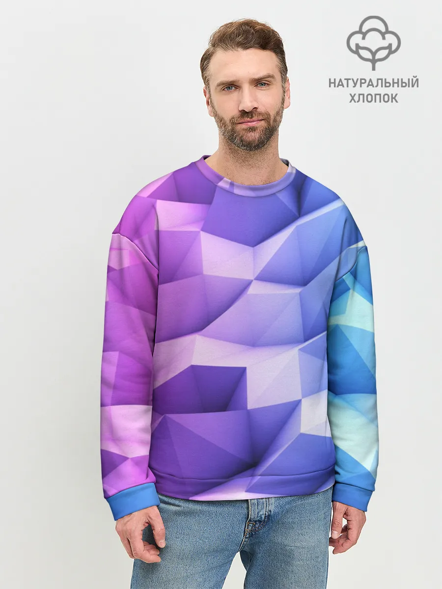 Мужской свитшот базовый / Текстура