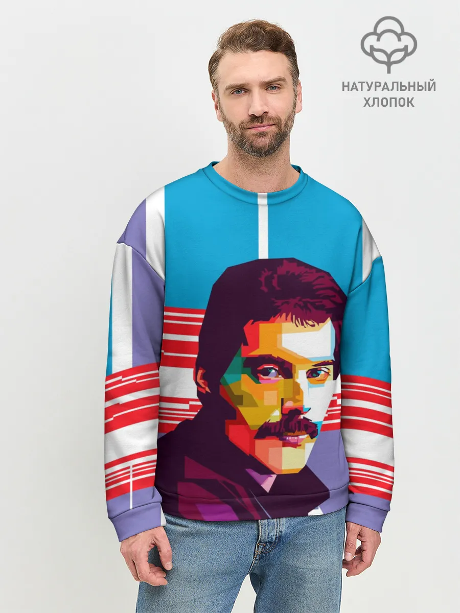 Мужской свитшот базовый / Фредди Меркьюри