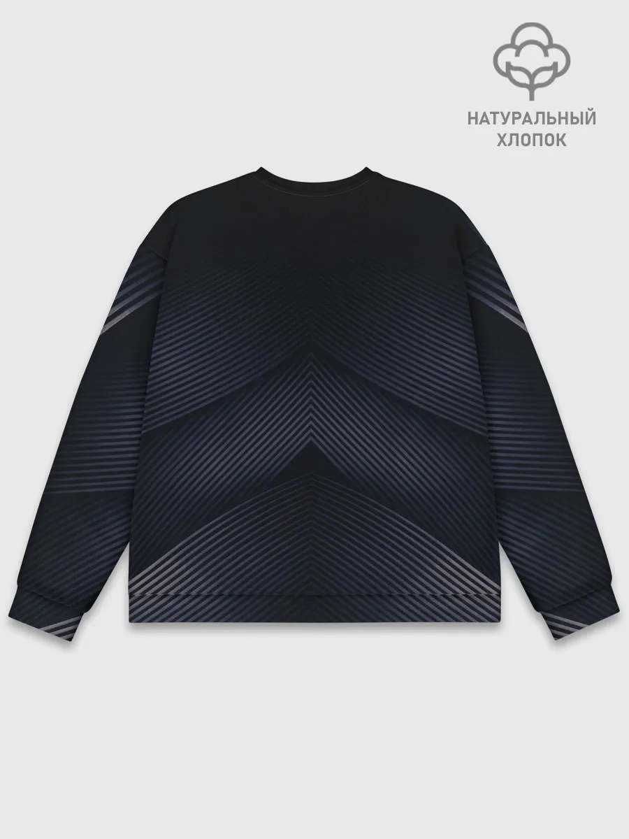 Мужской свитшот базовый / Абстракция полос