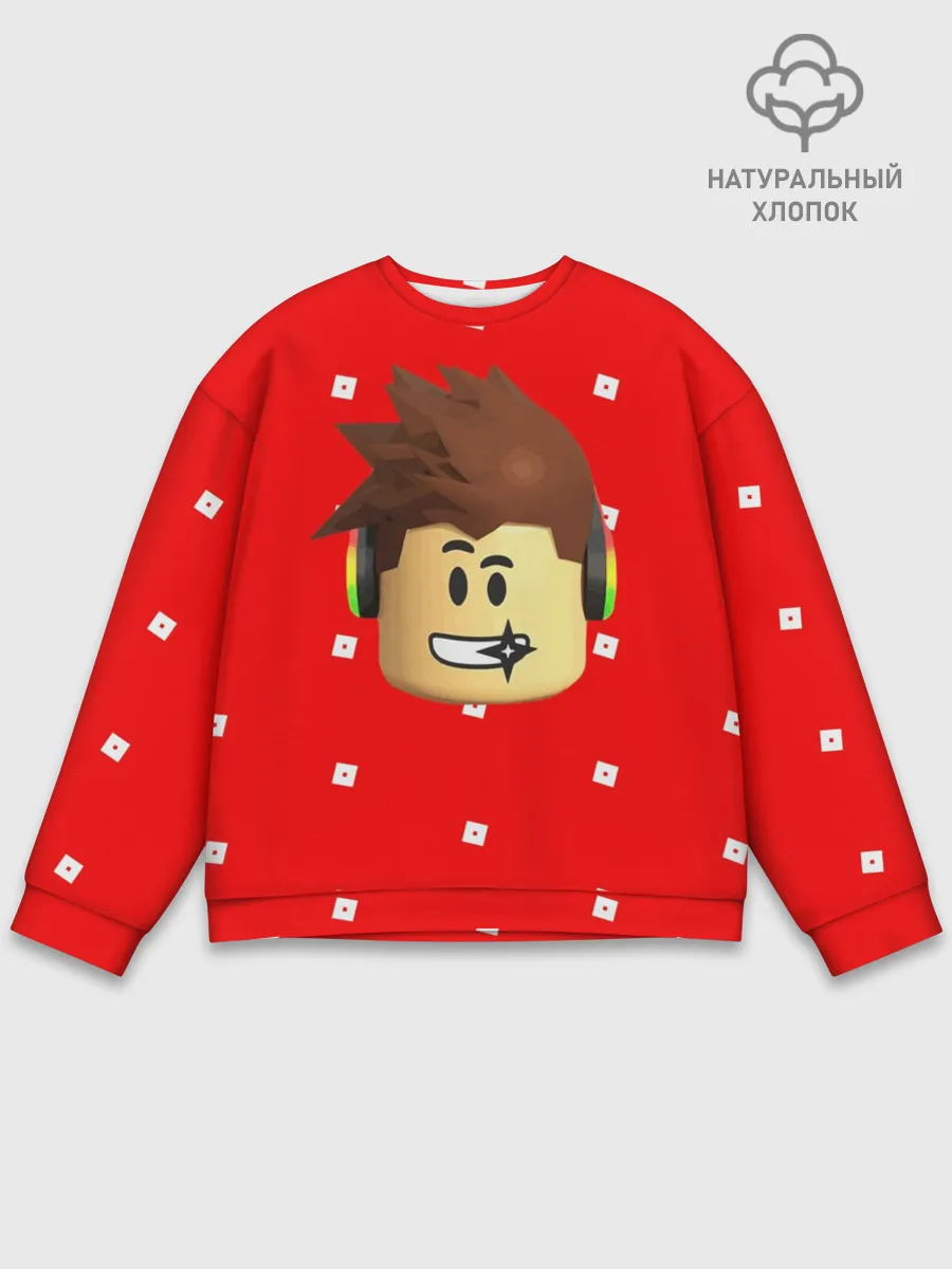 Мужской свитшот базовый / ROBLOX Head