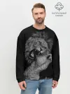 Мужской свитшот базовый / Лев и львица