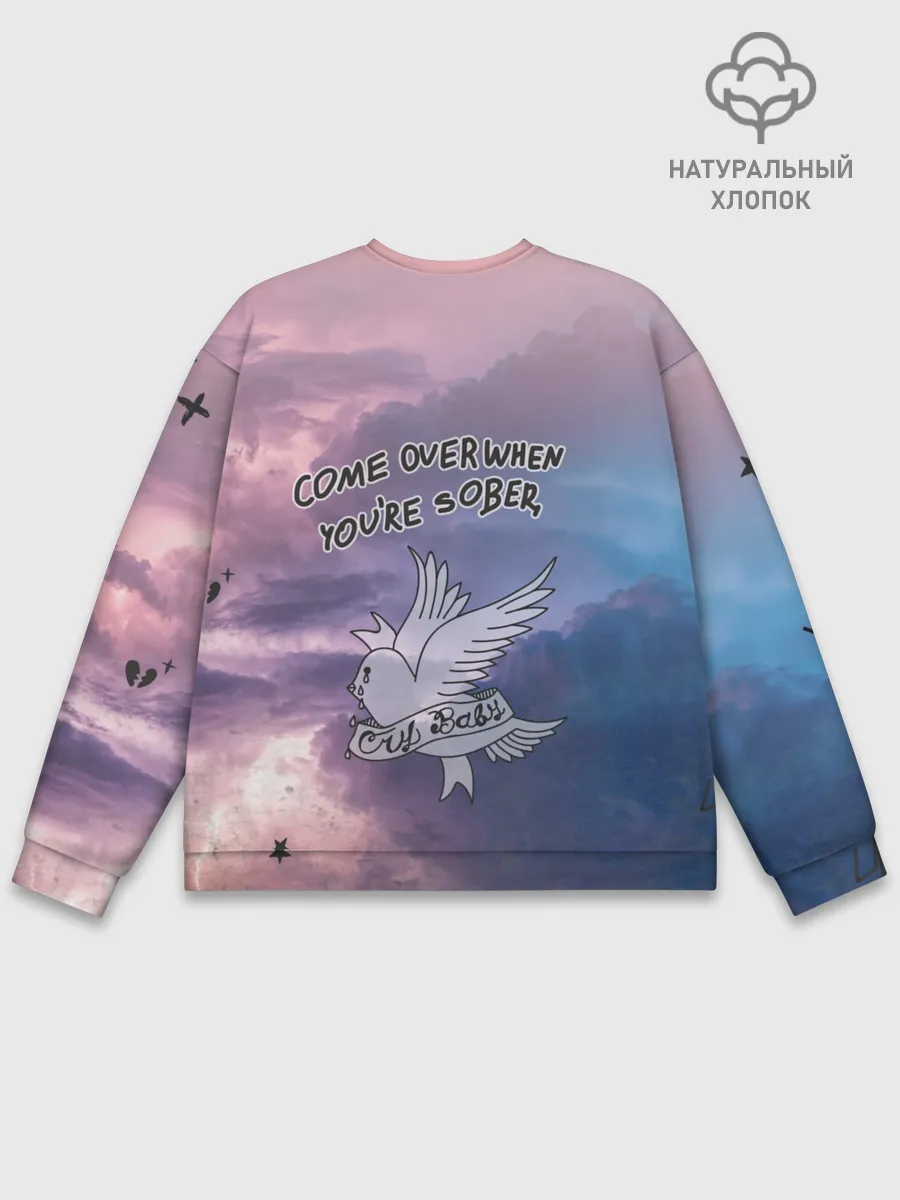 Мужской свитшот базовый / Lil Peep