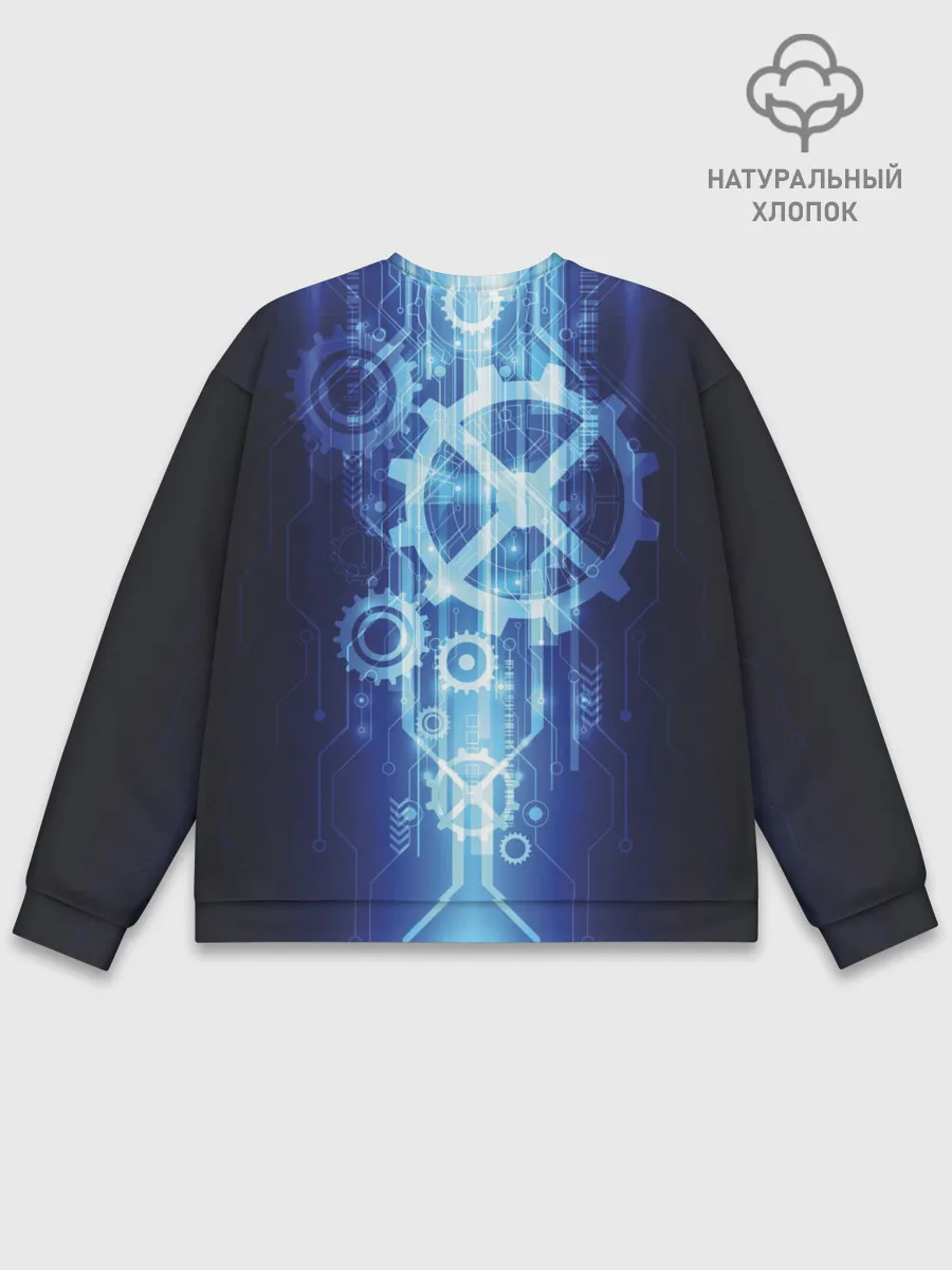 Мужской свитшот базовый / Hi-Tech