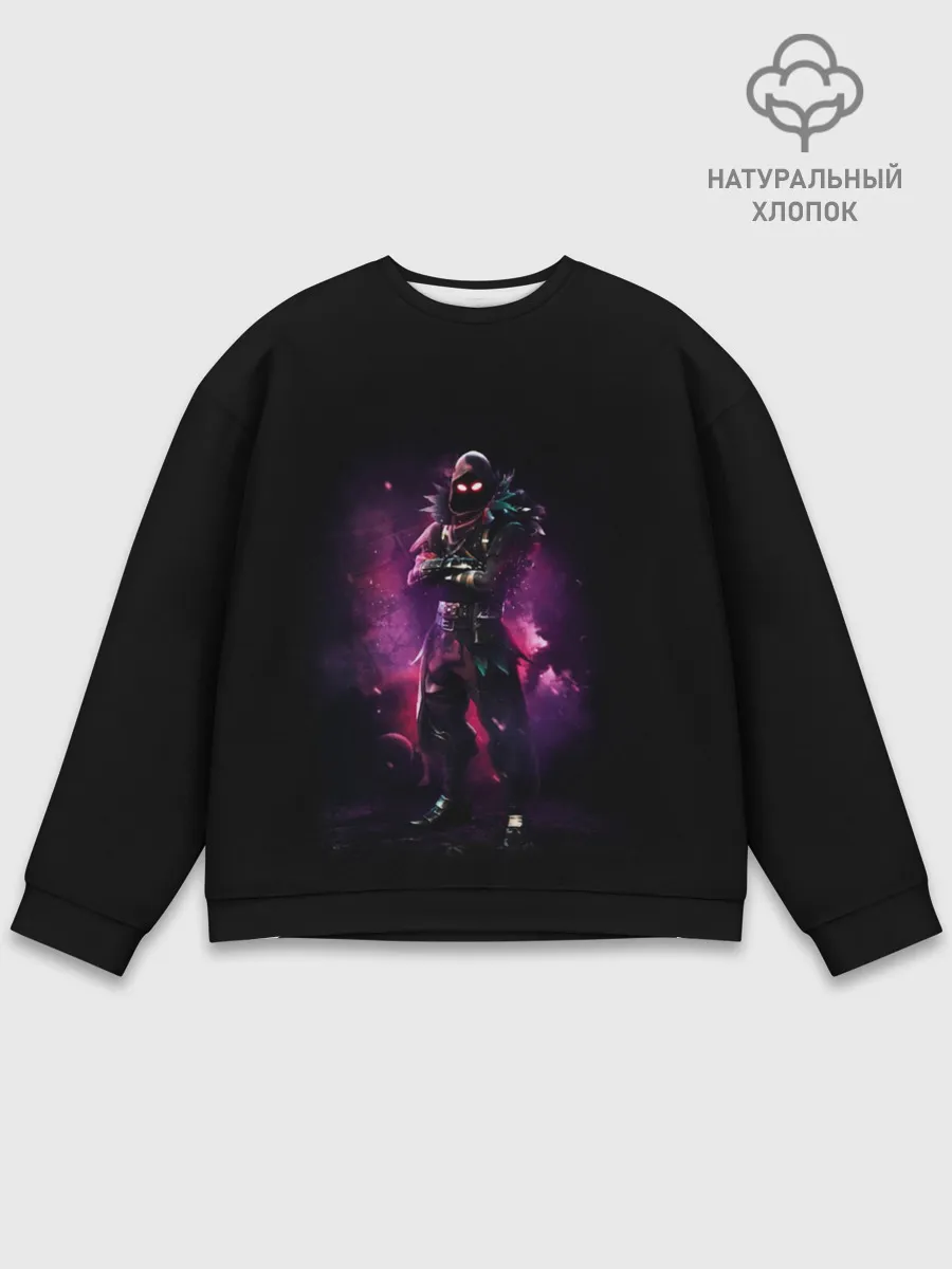 Мужской свитшот базовый / Fortnite. Raven
