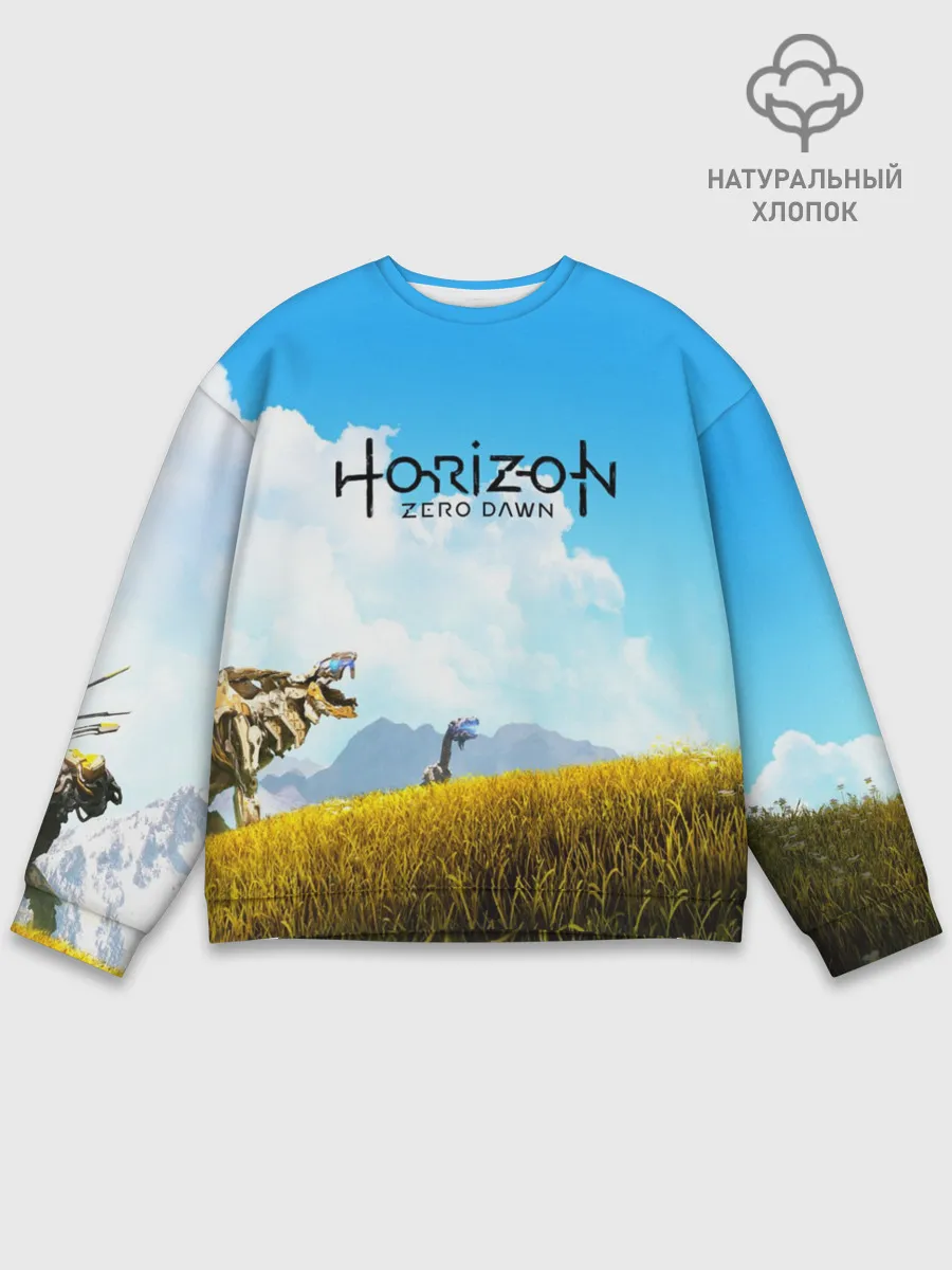 Мужской свитшот базовый / Horizon Zero Dawn