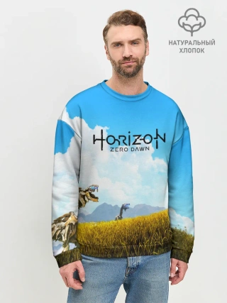 Мужской свитшот базовый / Horizon Zero Dawn