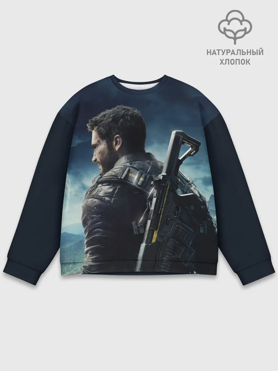 Мужской свитшот базовый / Just Cause 4