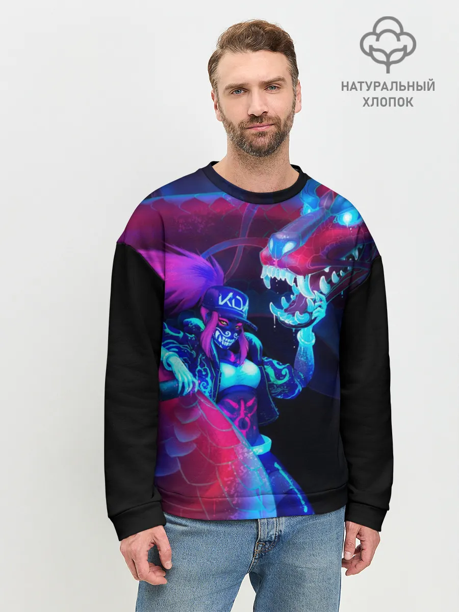 Мужской свитшот базовый / Akali. KDA