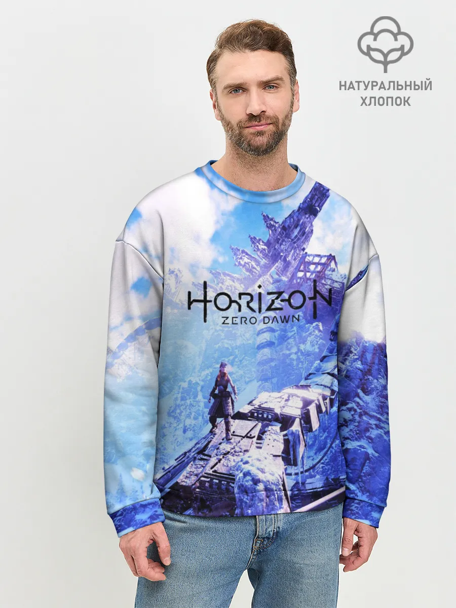 Мужской свитшот базовый / Horizon Zero Dawn