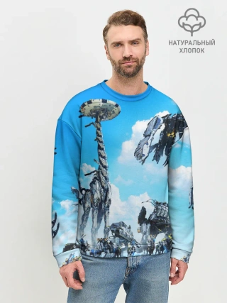 Мужской свитшот базовый / Horizon Zero Dawn