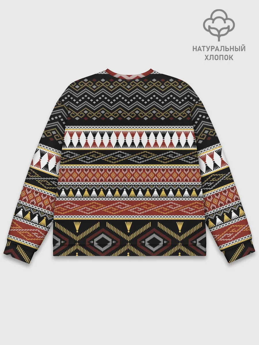 Мужской свитшот базовый / Этническая африка