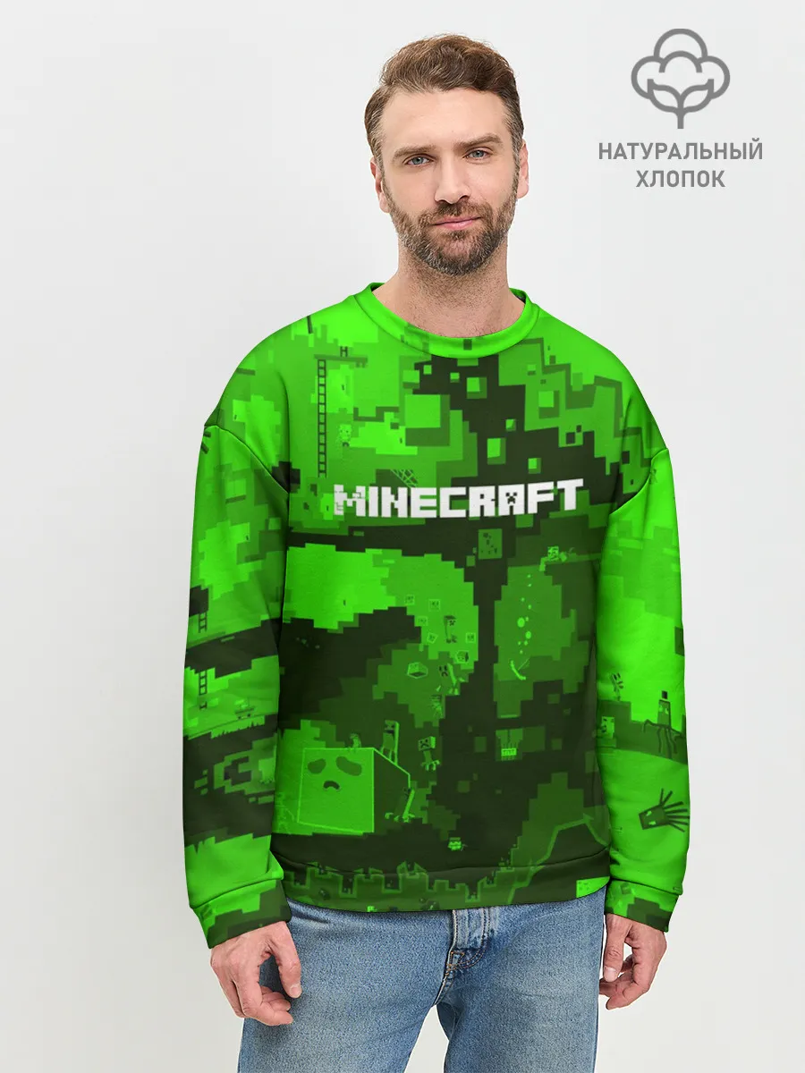 Мужской свитшот базовый / MINECRAFT