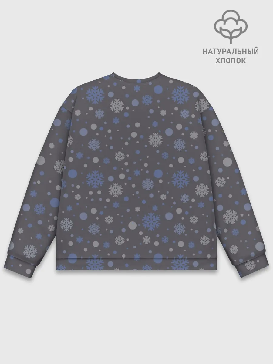 Мужской свитшот базовый / Лебовски Санта