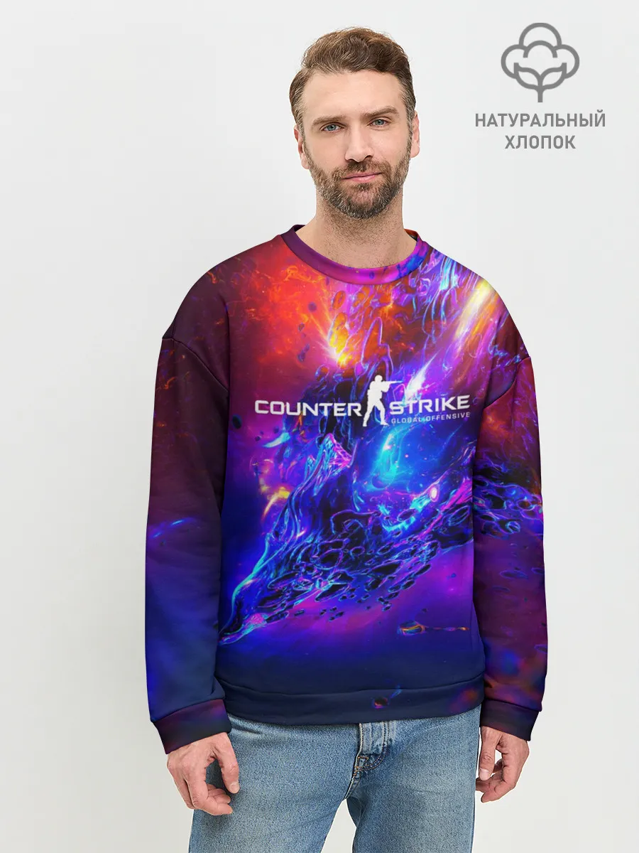 Мужской свитшот базовый / cs go:Revenge of the Beasts