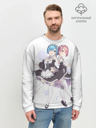 Мужской свитшот базовый / Re Zero