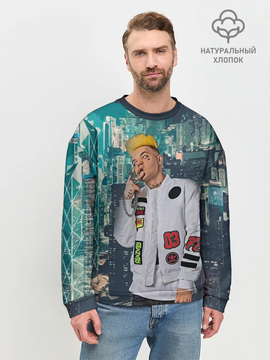 Мужской свитшот базовый / Сайонара бой