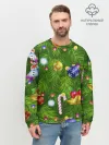 Мужской свитшот базовый / Ёлка новогодняя