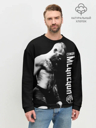 Мужской свитшот базовый / Конор МакГрегор