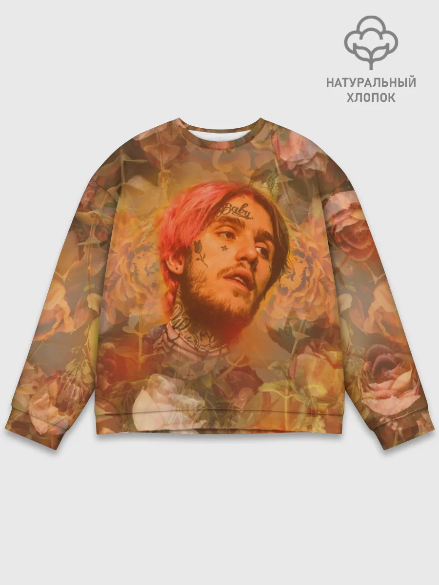 Мужской свитшот базовый / Lil Peep rose