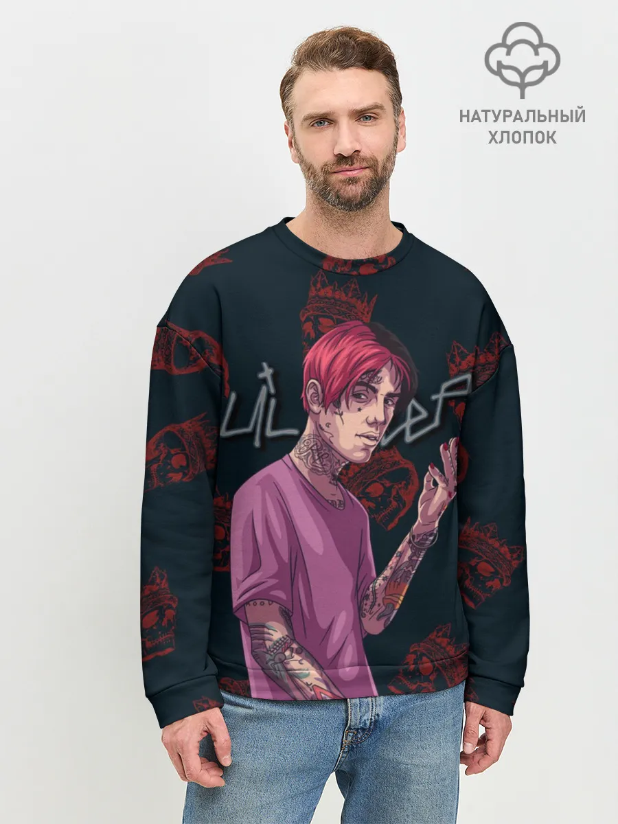 Мужской свитшот базовый / Лил Пип